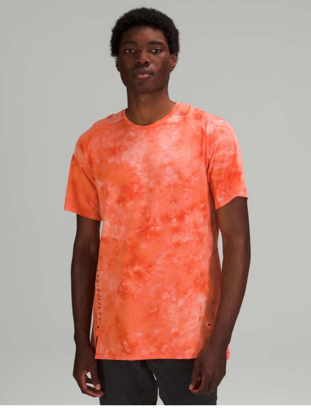 lululemon athletica Orange Tie-Dye Short Sleeve Tee